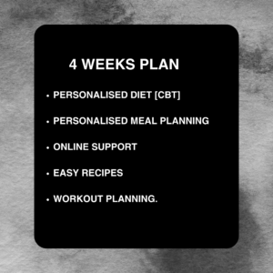 4 weeks plan